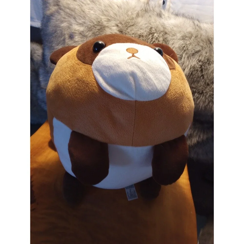 Round 1 2010 Japanese Amuse Raccoon Large Stuffed Plush Japan Washed Woolite